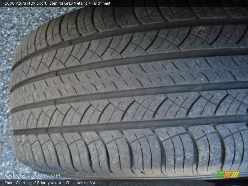 Sterling Gray Metallic / Parchment 2008 Acura MDX Sport