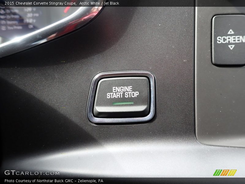 Arctic White / Jet Black 2015 Chevrolet Corvette Stingray Coupe