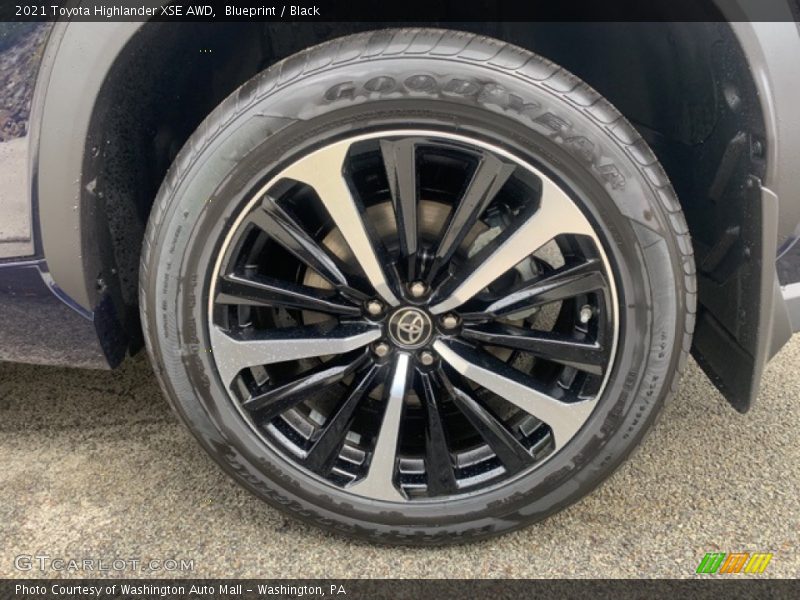 Blueprint / Black 2021 Toyota Highlander XSE AWD