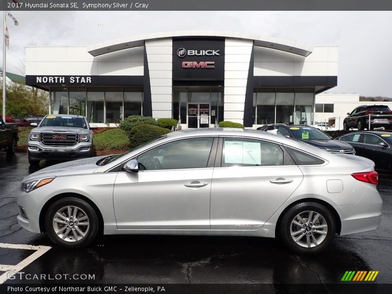 Symphony Silver / Gray 2017 Hyundai Sonata SE