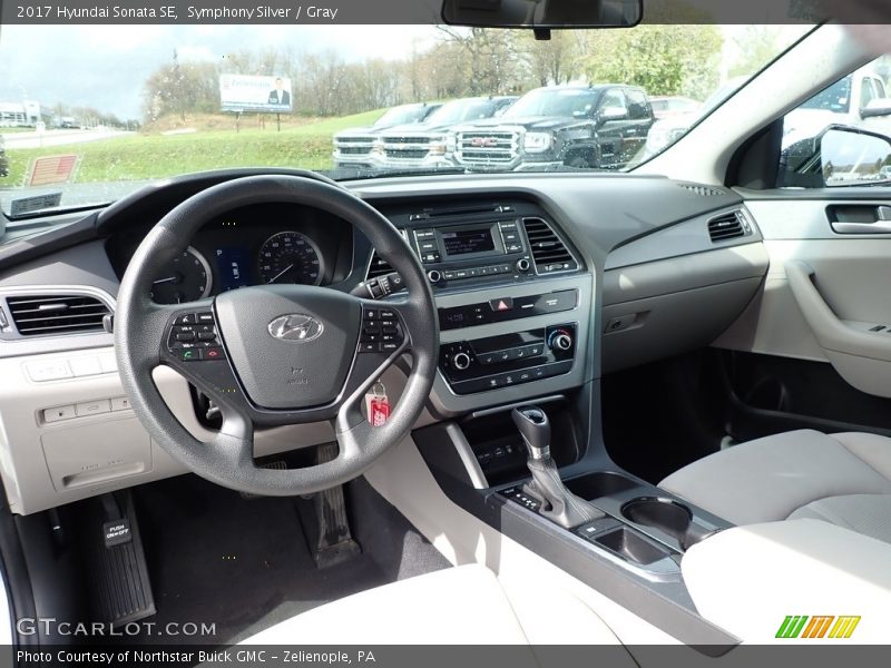 Symphony Silver / Gray 2017 Hyundai Sonata SE