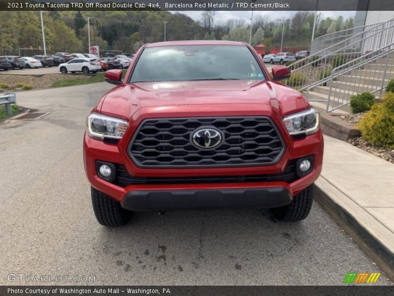 Barcelona Red Metallic / TRD Cement/Black 2021 Toyota Tacoma TRD Off Road Double Cab 4x4