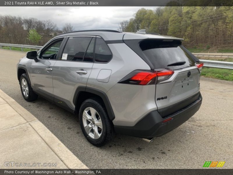 Silver Sky Metallic / Black 2021 Toyota RAV4 XLE AWD