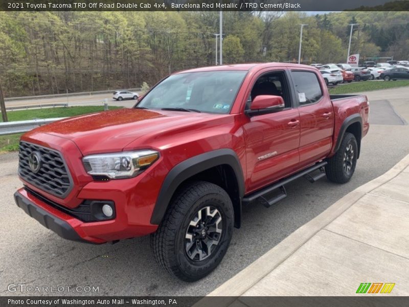 Barcelona Red Metallic / TRD Cement/Black 2021 Toyota Tacoma TRD Off Road Double Cab 4x4