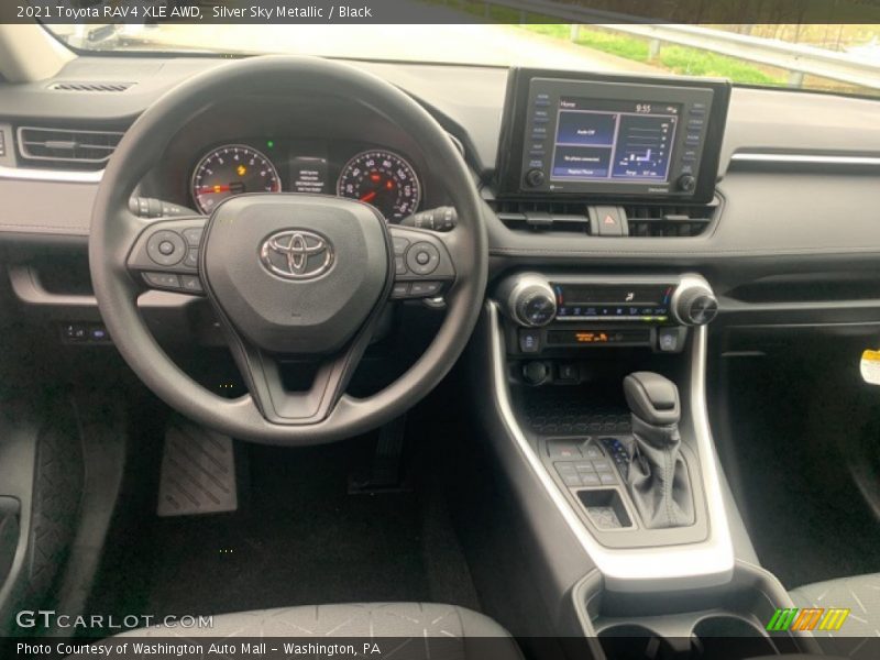 Silver Sky Metallic / Black 2021 Toyota RAV4 XLE AWD
