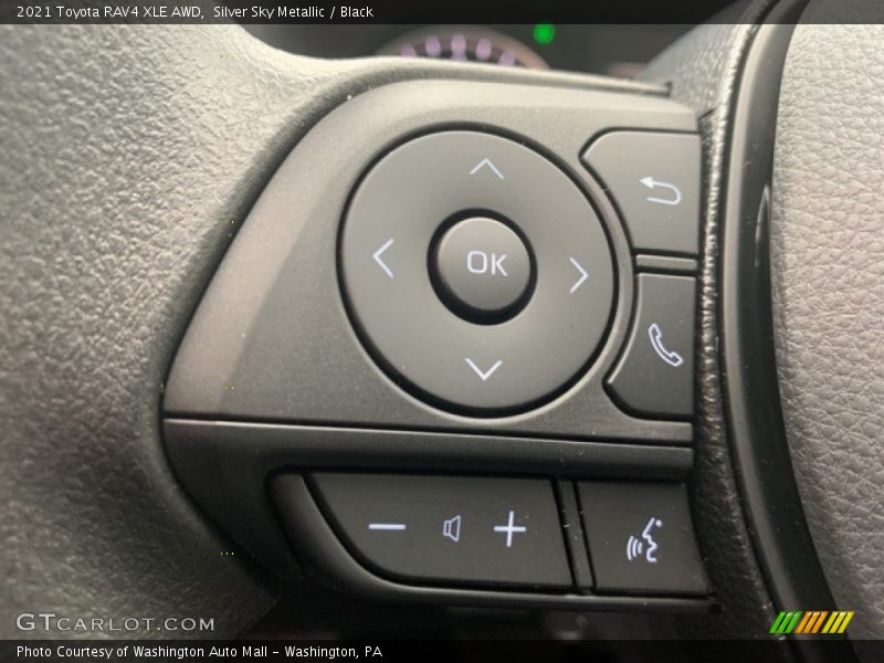 Silver Sky Metallic / Black 2021 Toyota RAV4 XLE AWD