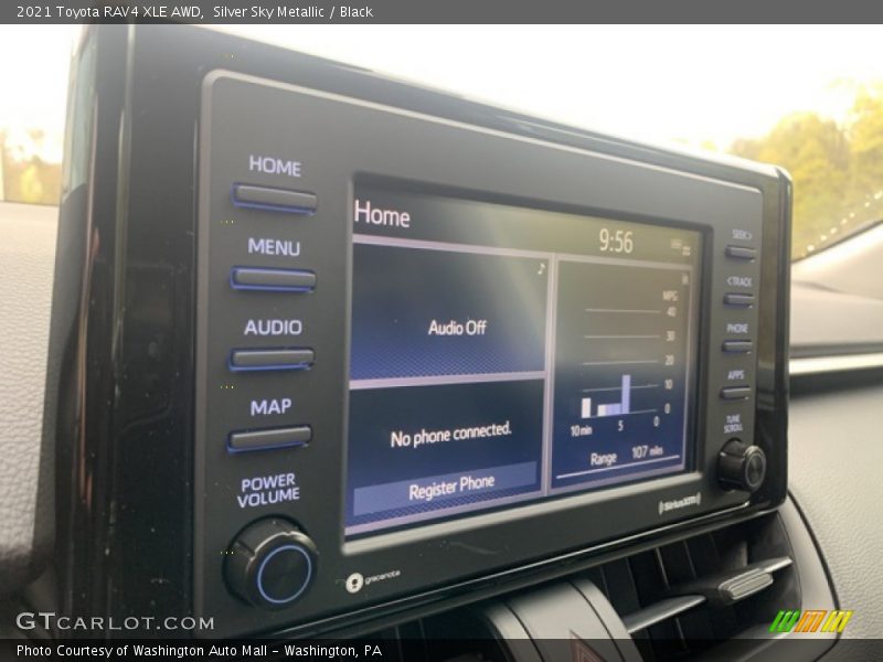 Silver Sky Metallic / Black 2021 Toyota RAV4 XLE AWD