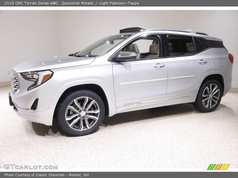 Quicksilver Metallic / ­Light Platinum/­Taupe 2018 GMC Terrain Denali AWD