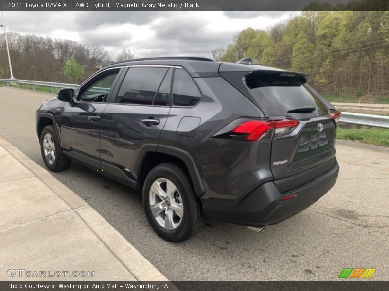Magnetic Gray Metallic / Black 2021 Toyota RAV4 XLE AWD Hybrid