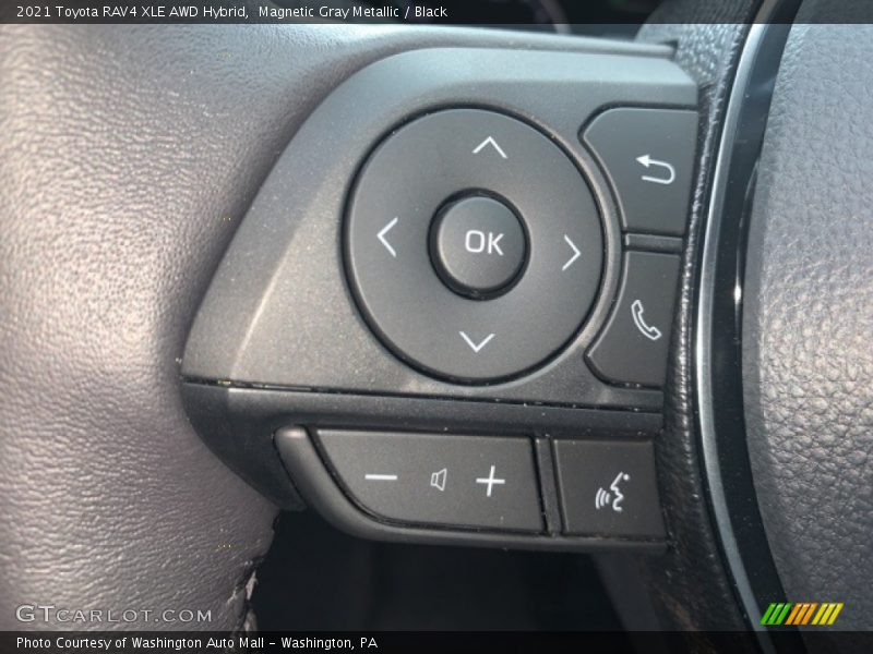 Magnetic Gray Metallic / Black 2021 Toyota RAV4 XLE AWD Hybrid