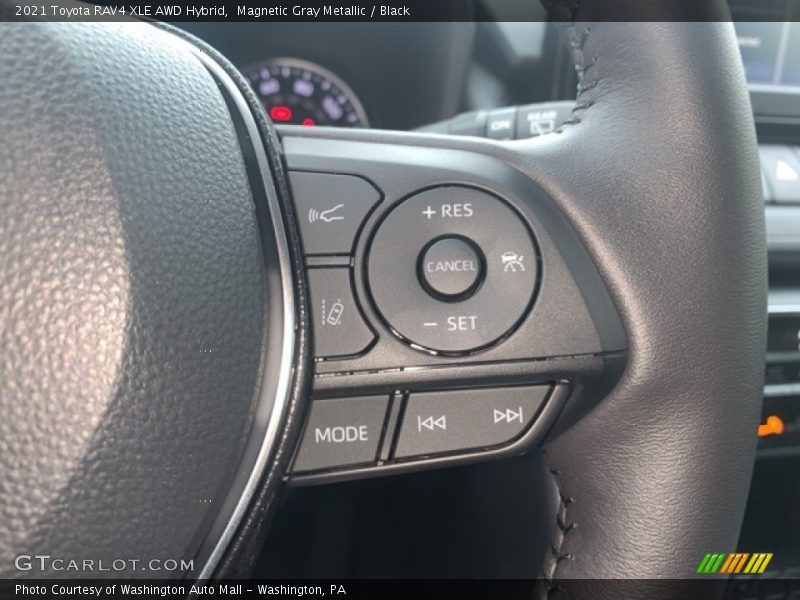 Magnetic Gray Metallic / Black 2021 Toyota RAV4 XLE AWD Hybrid