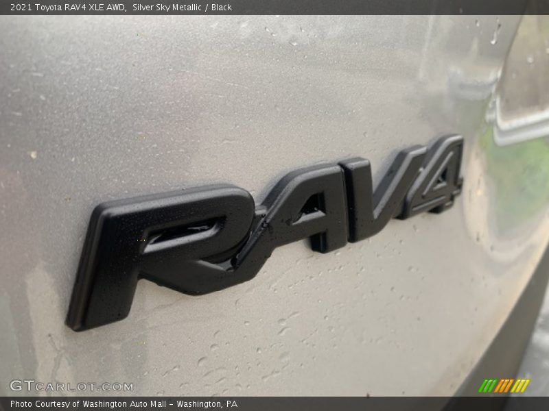 Silver Sky Metallic / Black 2021 Toyota RAV4 XLE AWD
