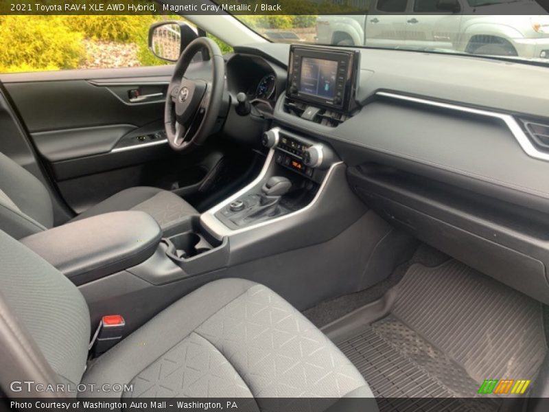Magnetic Gray Metallic / Black 2021 Toyota RAV4 XLE AWD Hybrid