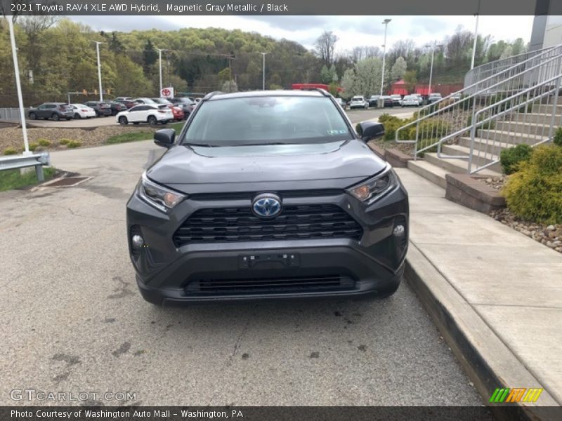 Magnetic Gray Metallic / Black 2021 Toyota RAV4 XLE AWD Hybrid