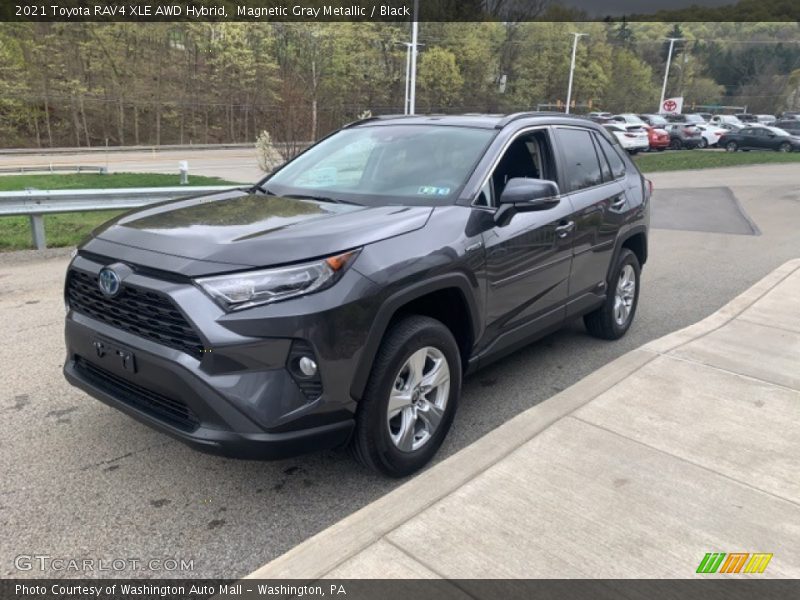 Magnetic Gray Metallic / Black 2021 Toyota RAV4 XLE AWD Hybrid