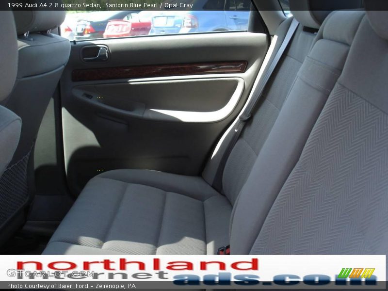 Santorin Blue Pearl / Opal Gray 1999 Audi A4 2.8 quattro Sedan