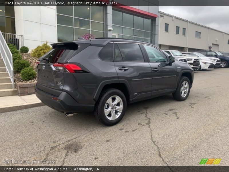 Magnetic Gray Metallic / Black 2021 Toyota RAV4 XLE AWD Hybrid