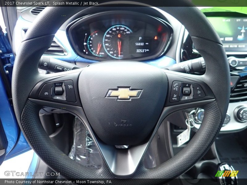 Splash Metallic / Jet Black 2017 Chevrolet Spark LT