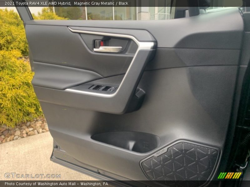Magnetic Gray Metallic / Black 2021 Toyota RAV4 XLE AWD Hybrid