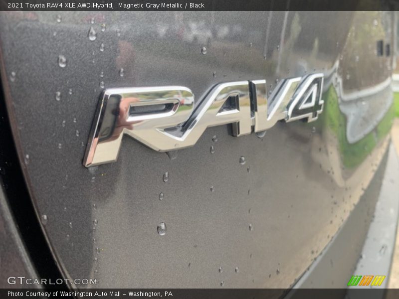 Magnetic Gray Metallic / Black 2021 Toyota RAV4 XLE AWD Hybrid