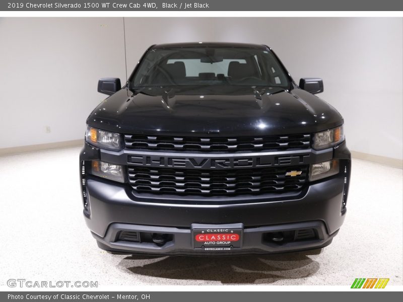 Black / Jet Black 2019 Chevrolet Silverado 1500 WT Crew Cab 4WD