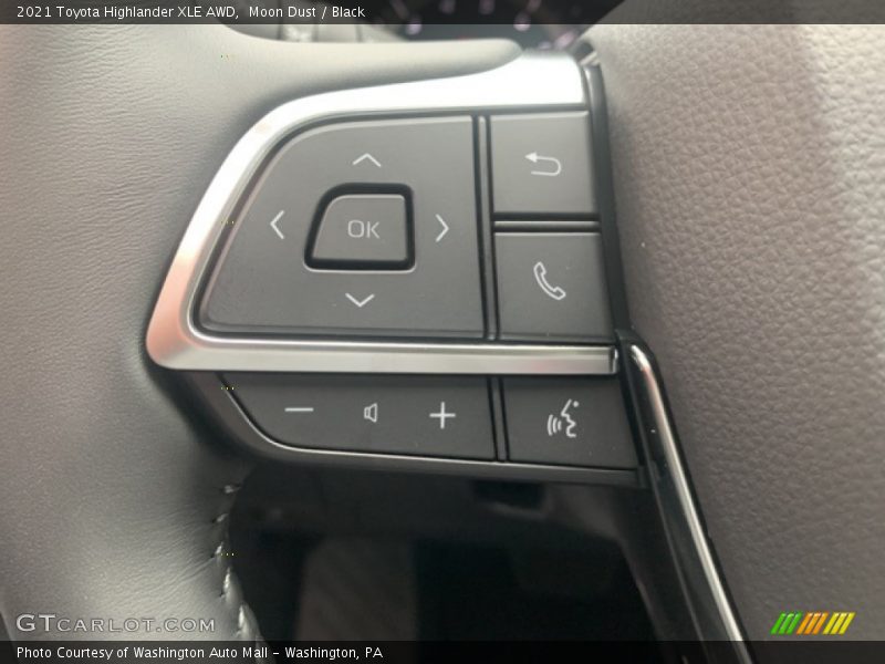 Moon Dust / Black 2021 Toyota Highlander XLE AWD