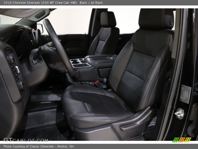 Black / Jet Black 2019 Chevrolet Silverado 1500 WT Crew Cab 4WD