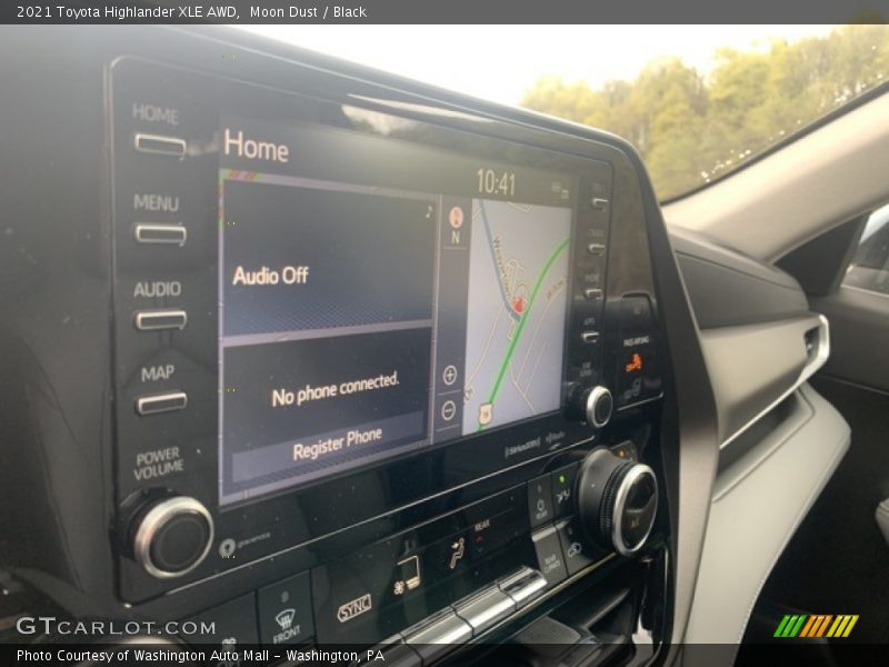 Moon Dust / Black 2021 Toyota Highlander XLE AWD