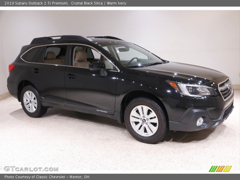 Crystal Black Silica / Warm Ivory 2019 Subaru Outback 2.5i Premium