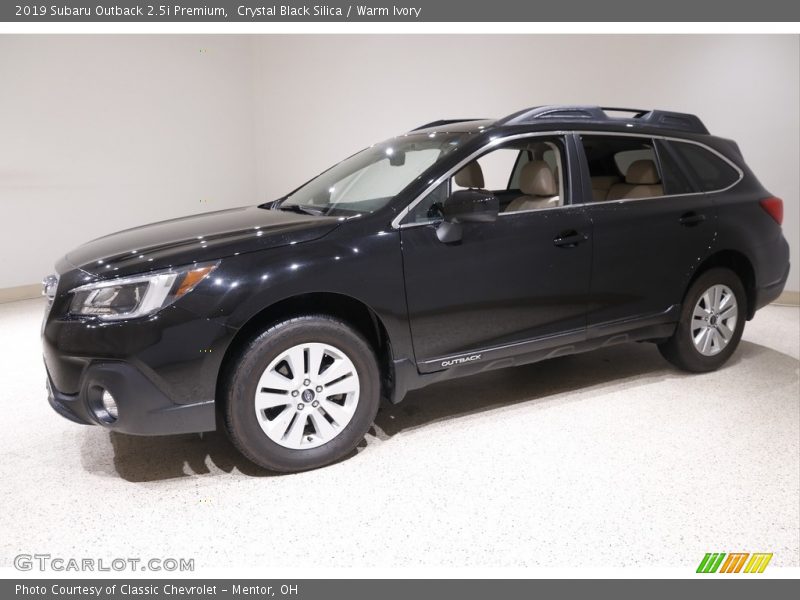Crystal Black Silica / Warm Ivory 2019 Subaru Outback 2.5i Premium