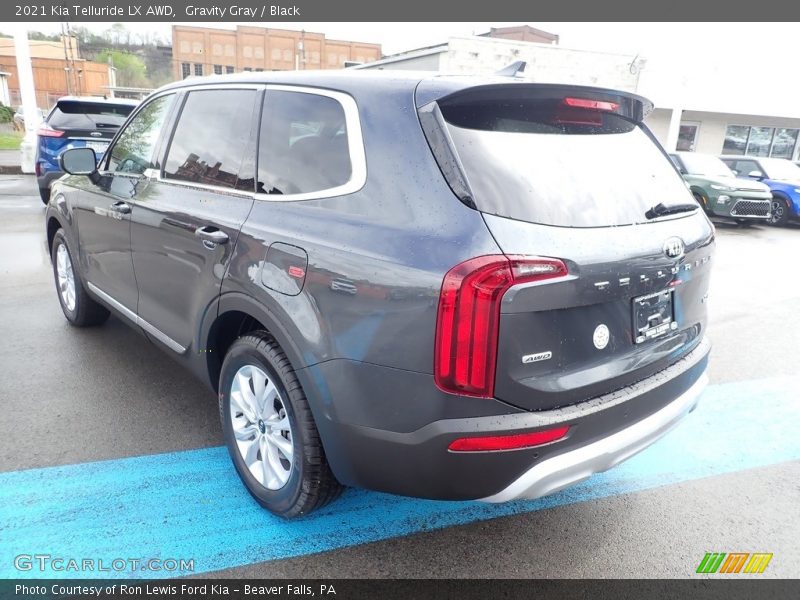 Gravity Gray / Black 2021 Kia Telluride LX AWD