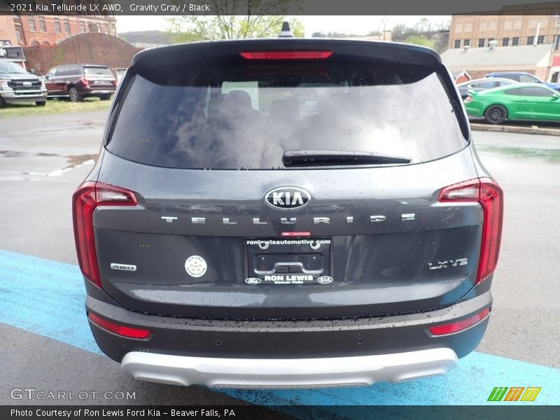 Gravity Gray / Black 2021 Kia Telluride LX AWD