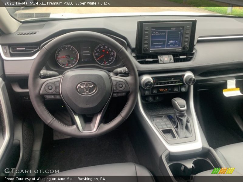 Super White / Black 2021 Toyota RAV4 XLE Premium AWD