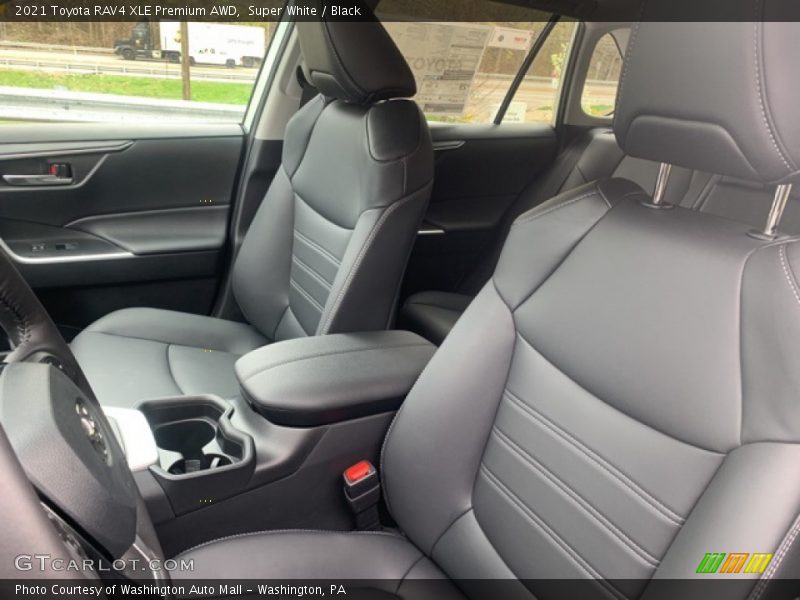 Super White / Black 2021 Toyota RAV4 XLE Premium AWD