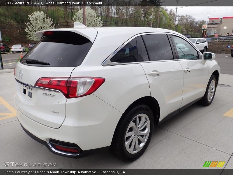 White Diamond Pearl / Parchment 2017 Acura RDX AWD