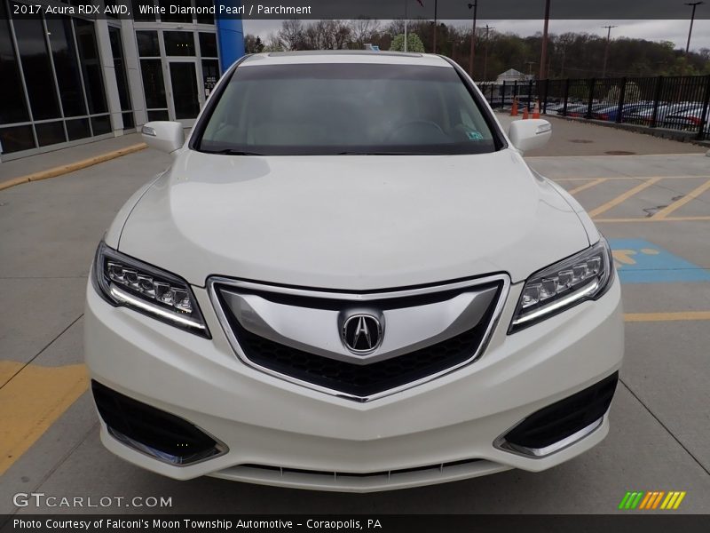 White Diamond Pearl / Parchment 2017 Acura RDX AWD