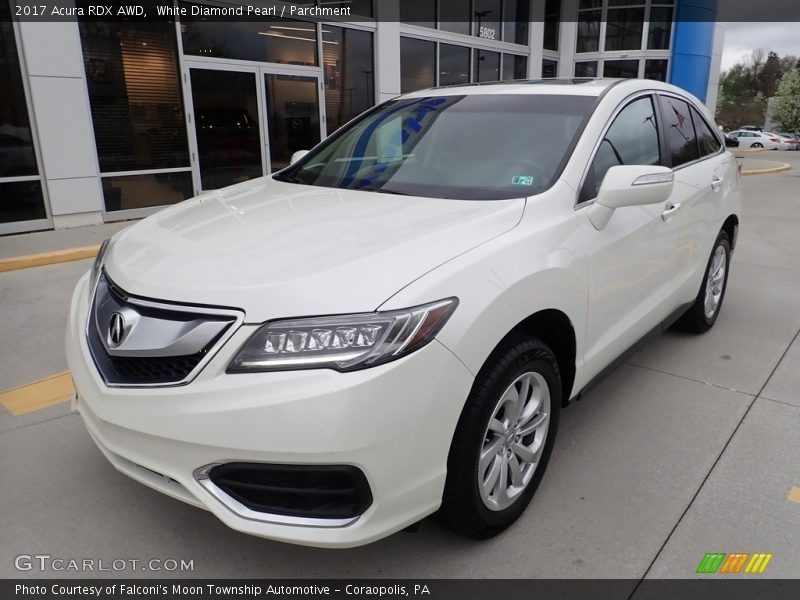 White Diamond Pearl / Parchment 2017 Acura RDX AWD