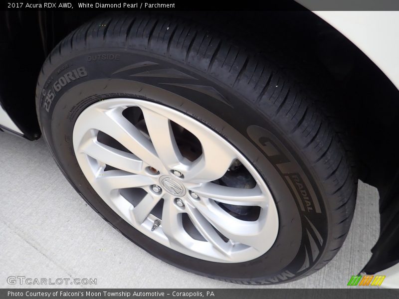 White Diamond Pearl / Parchment 2017 Acura RDX AWD