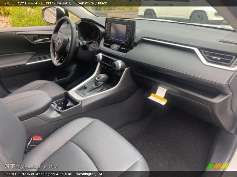 Super White / Black 2021 Toyota RAV4 XLE Premium AWD