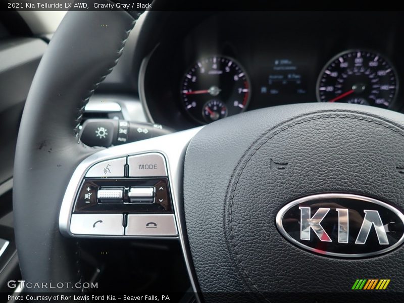 Gravity Gray / Black 2021 Kia Telluride LX AWD