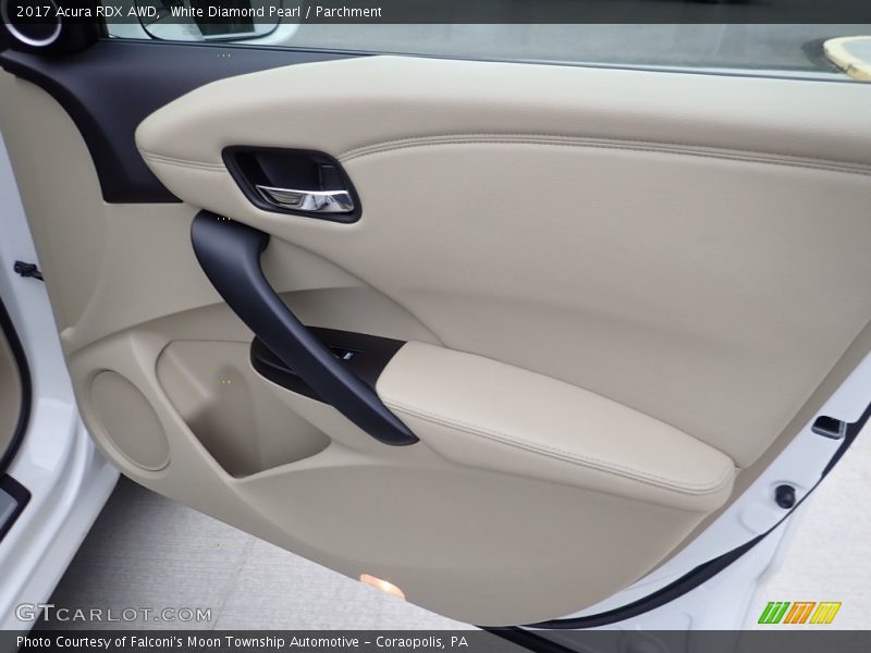 White Diamond Pearl / Parchment 2017 Acura RDX AWD