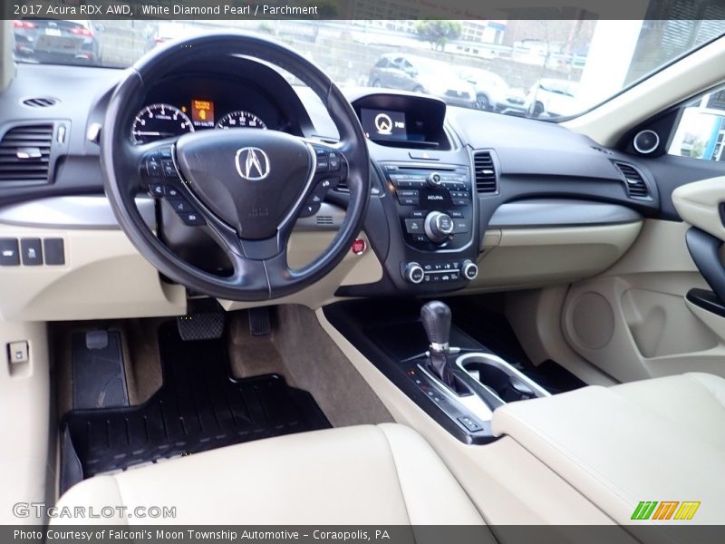 White Diamond Pearl / Parchment 2017 Acura RDX AWD