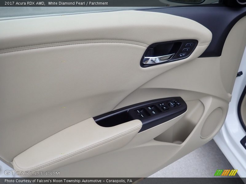 White Diamond Pearl / Parchment 2017 Acura RDX AWD