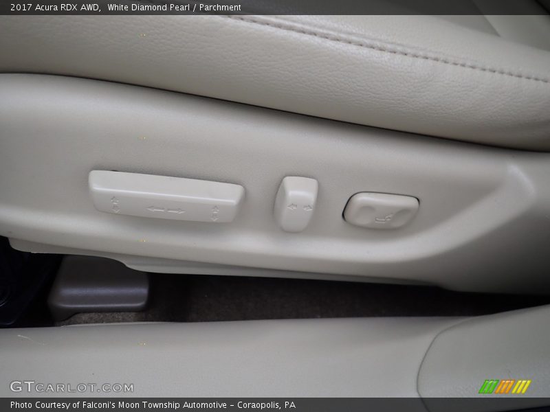 White Diamond Pearl / Parchment 2017 Acura RDX AWD