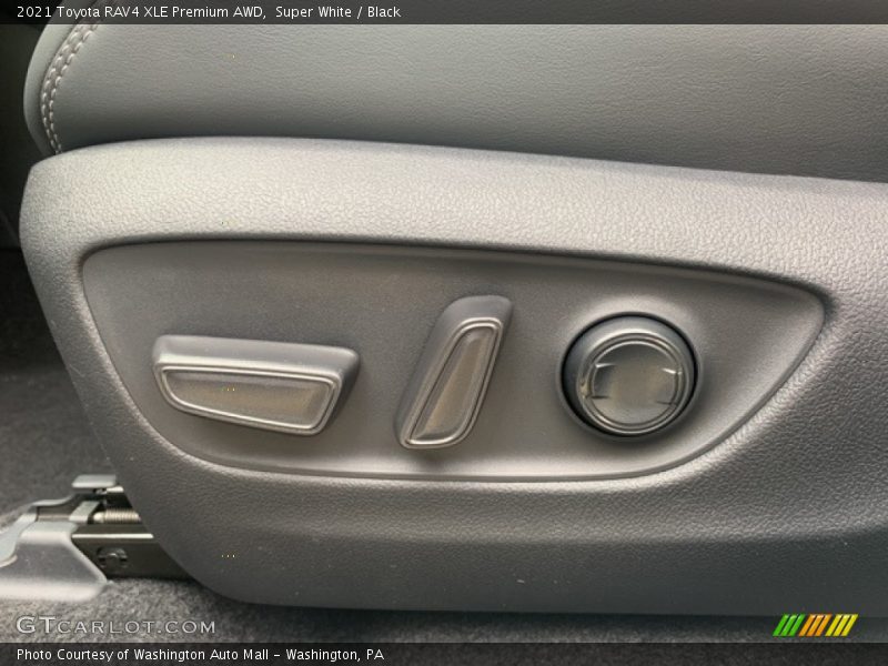 Super White / Black 2021 Toyota RAV4 XLE Premium AWD