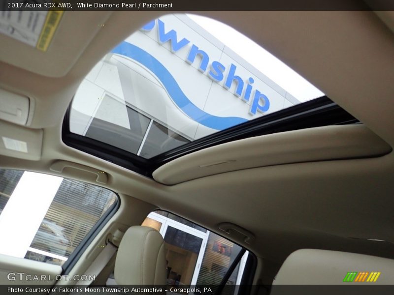 White Diamond Pearl / Parchment 2017 Acura RDX AWD
