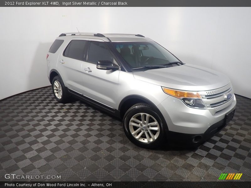 Ingot Silver Metallic / Charcoal Black 2012 Ford Explorer XLT 4WD