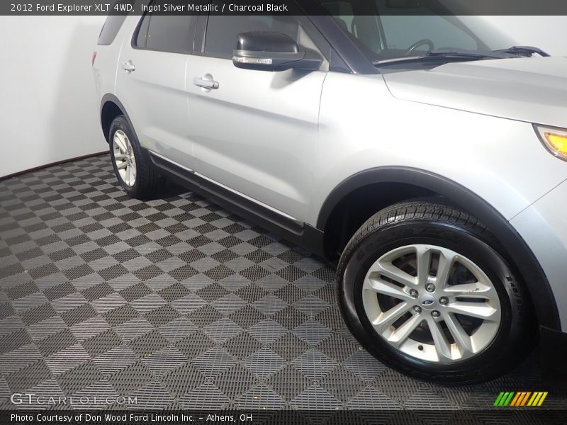 Ingot Silver Metallic / Charcoal Black 2012 Ford Explorer XLT 4WD