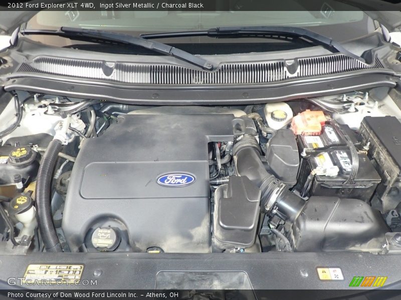 Ingot Silver Metallic / Charcoal Black 2012 Ford Explorer XLT 4WD
