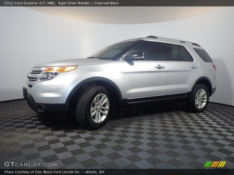 Ingot Silver Metallic / Charcoal Black 2012 Ford Explorer XLT 4WD